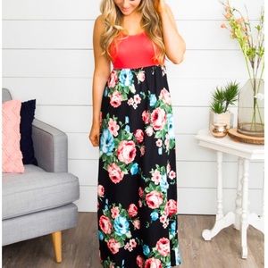 PS Kate Floral Maxi Dress NWOT